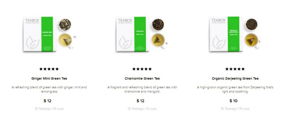 best selling green tea types