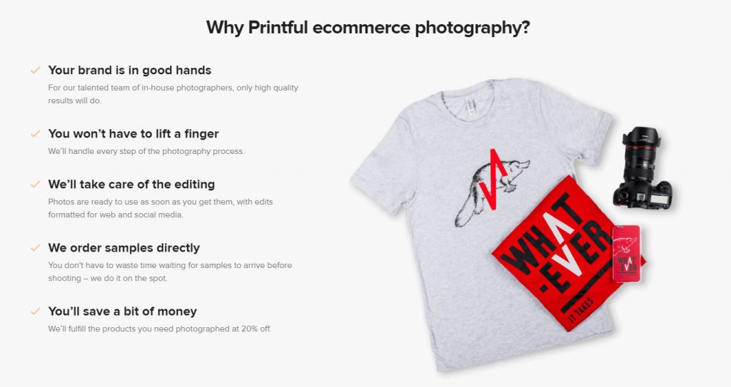 printful global photography services
